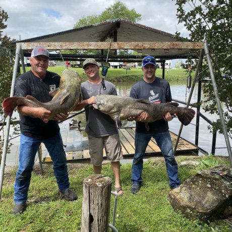 Fishing on the calm waters of Lake Tawakoni, illustrating the outdoor adventure right outside your door at 429 Resort & Marina in Quinlan, TX.