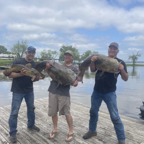 Fishing on the calm waters of Lake Tawakoni, illustrating the outdoor adventure right outside your door at 429 Resort & Marina in Quinlan, TX.